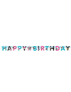 Guirlande Happy Birthday LOL Surprise pour enfant multicolore en carton