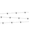 LED-Lichterkette 5 Meter Schwarz fÃ¼r Garten & Party