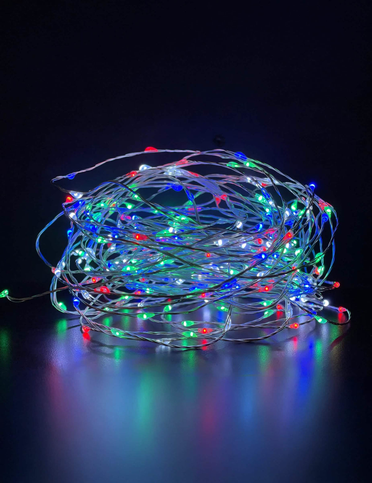 Lichtergirlande für den Außenbereich Bunt 180 LED Tube