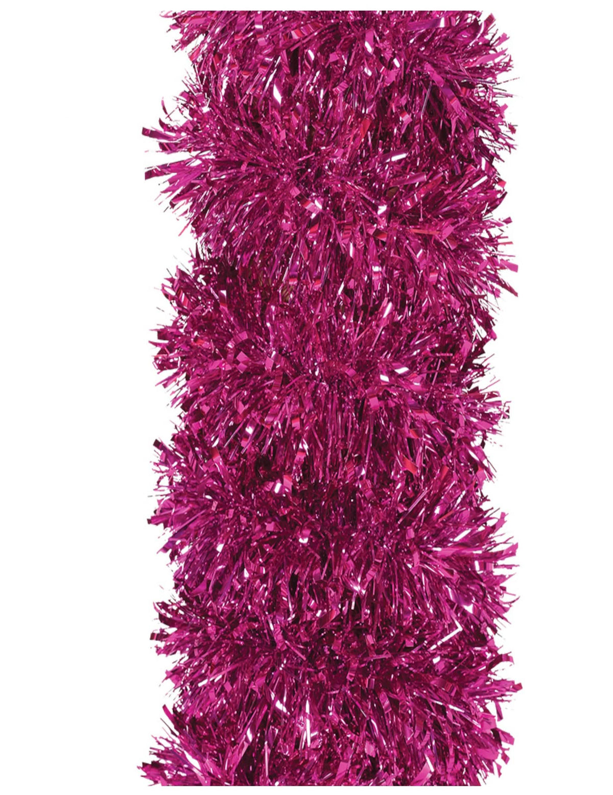 Guirlande de sapin de Noël pour fête fuchsia brillante