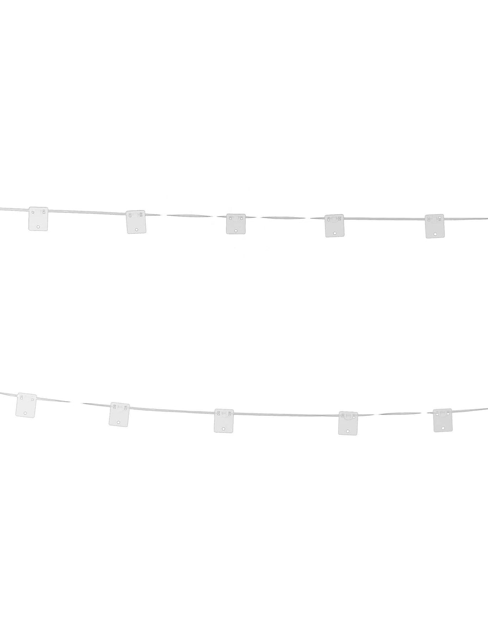 Guirlande support pour 24 ballons kit arche pour décoration blanc