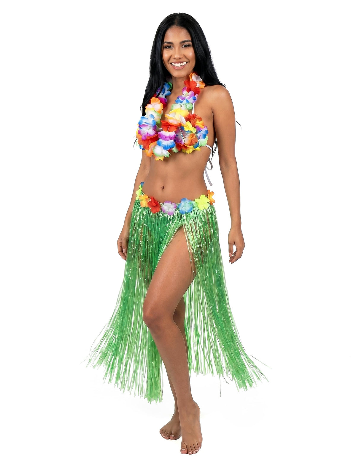 Grüner Hawaii-Rock für Erwachsene