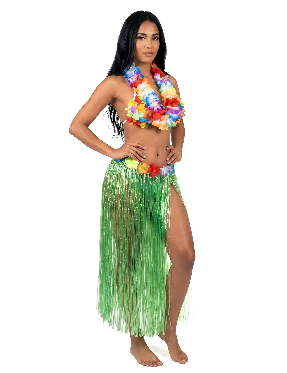 Grüner Hawaii-Rock für Erwachsene