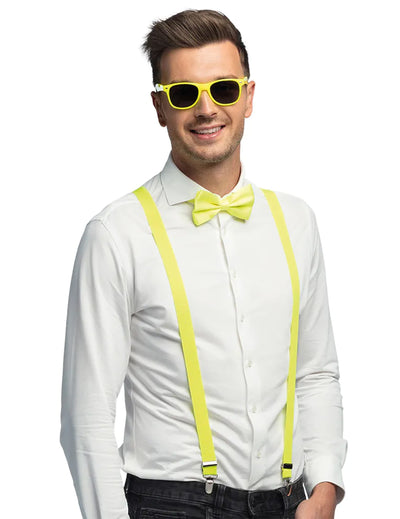 3-teiliges UV-Accessoire-Set in Neongelb