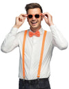 3-teiliges leuchtend oranges UV-Accessoire-Set