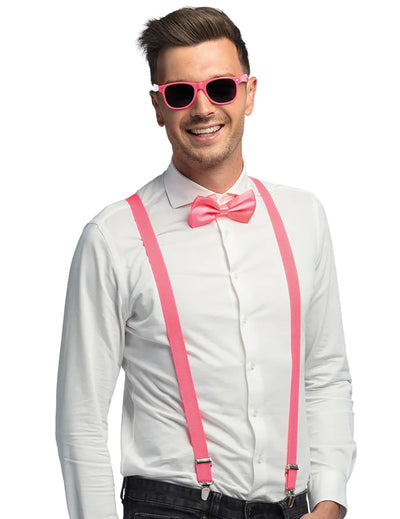 3-teiliges UV-Accessoire-Set in Neonrosa