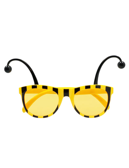 Détail des lunettes avec antennes du kit accessoires abeille pour adulte