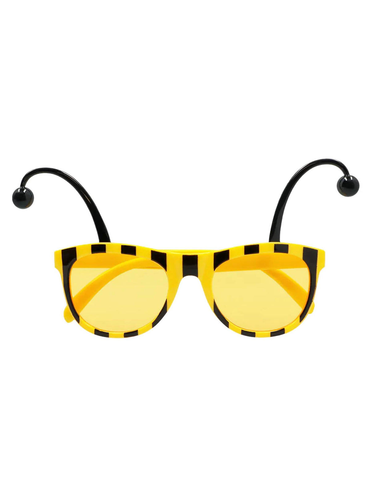 Détail des lunettes avec antennes du kit accessoires abeille pour adulte