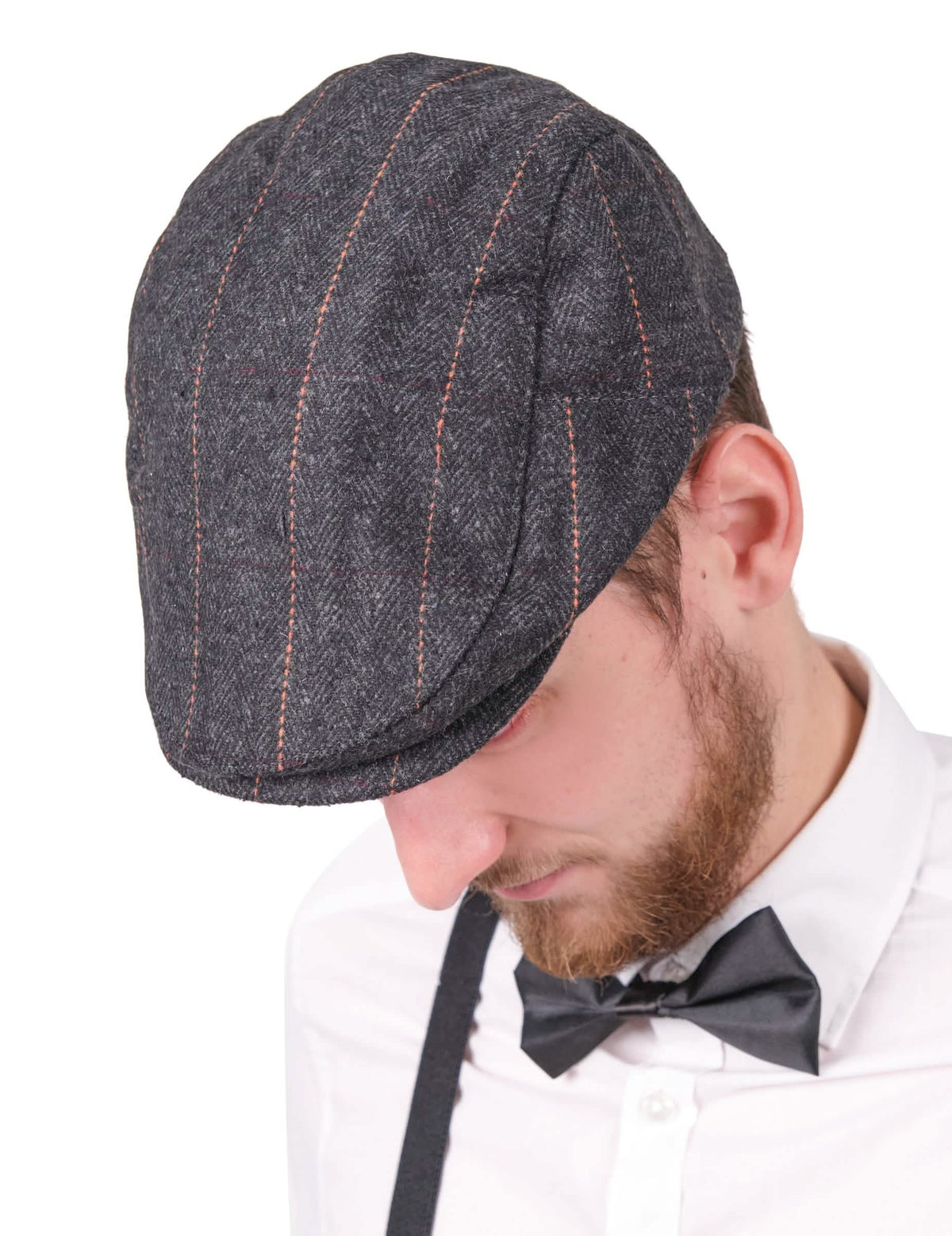 Seitenansicht der Mütze des accessoires-Kits der 20er-Jahre