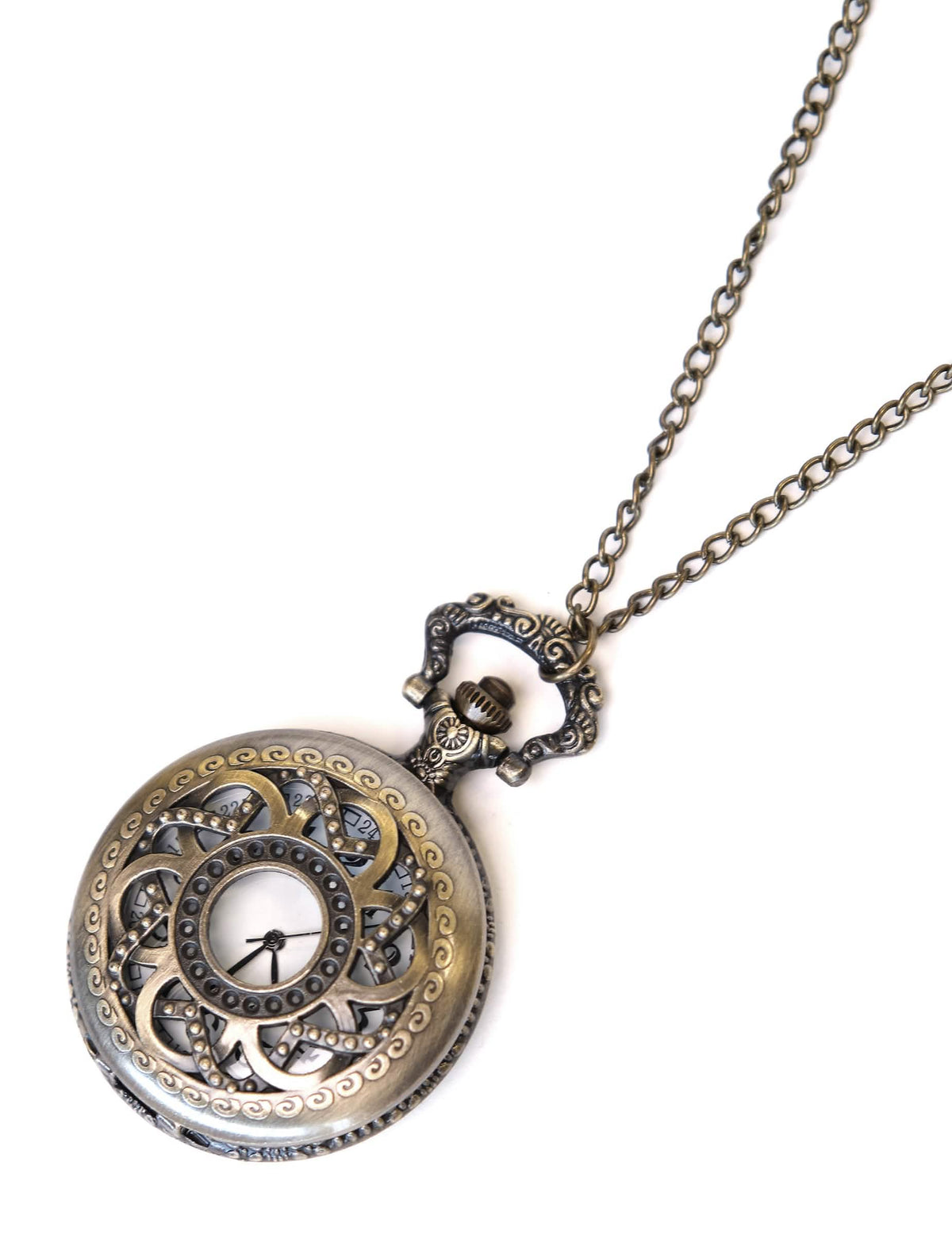Taschenuhr mit Kette aus dem accessoires-Set der 20er Jahre