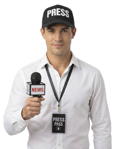 Journalisten-Zubehörset für Erwachsene