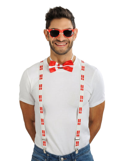 Kit accessoires supporter Danemark adulte
