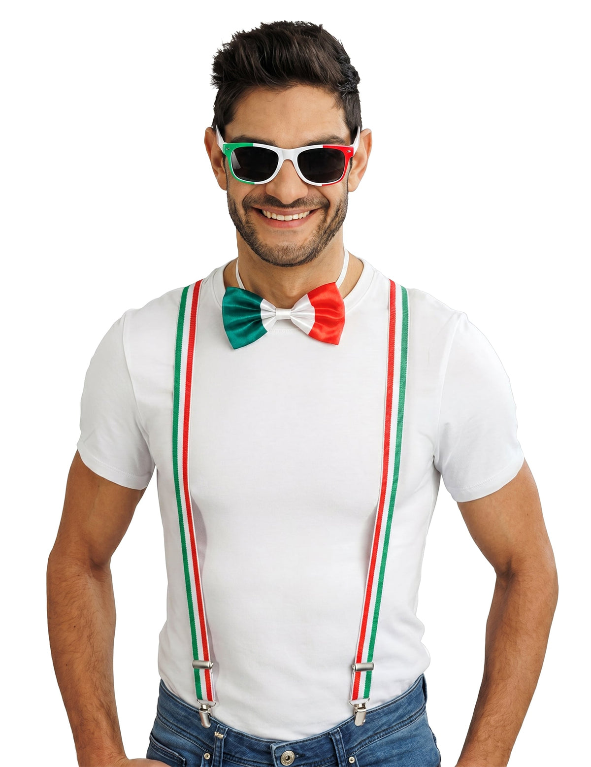Kostüm-Zubehörset Italien für Erwachsene
