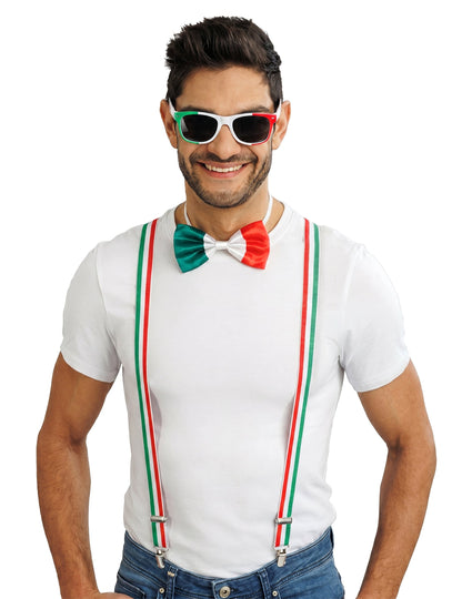 Kostüm-Zubehörset Italien für Erwachsene