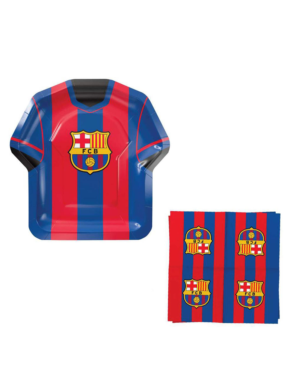 Geburtstags-Set FC Barcelona 44-teilig - FuÃŸball-Deko