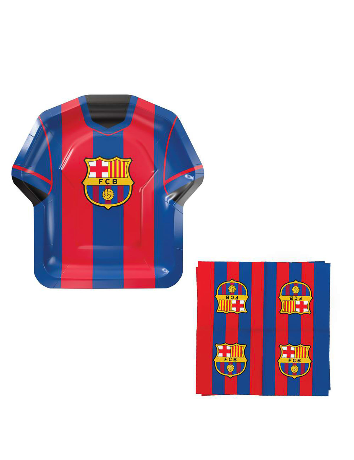 Party-Set FC Barcelona 75-teilig Fußball