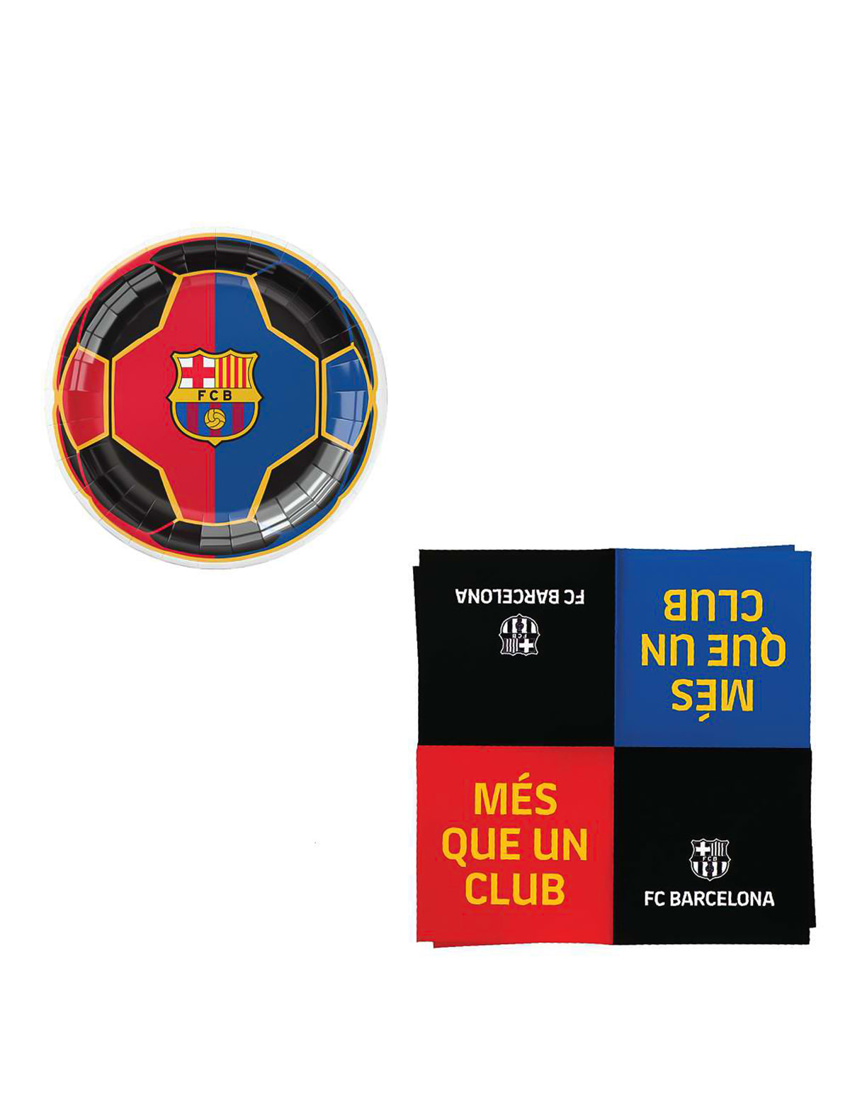 Party-Set FC Barcelona 75-teilig Fußball