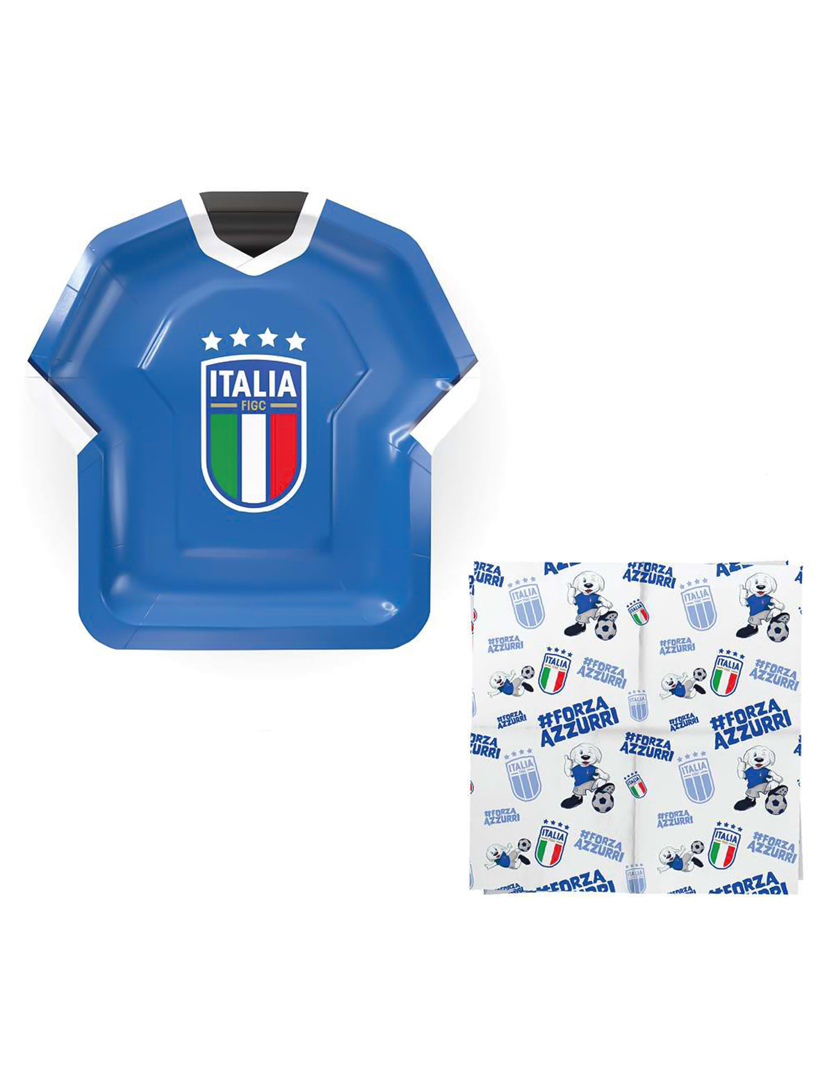 Party-Set Italienische FuÃŸballnationalmannschaft 44-tlg.