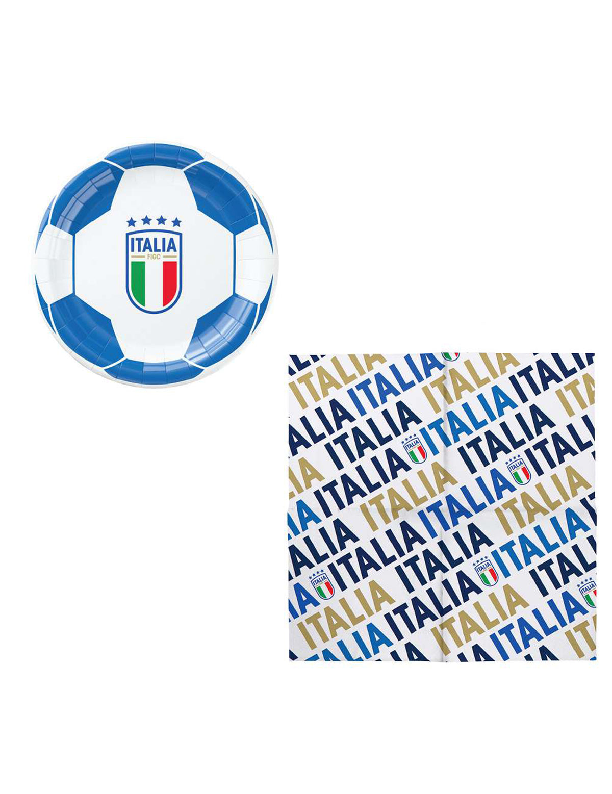 Party-Set Italienische FuÃŸballnationalmannschaft 44-tlg.