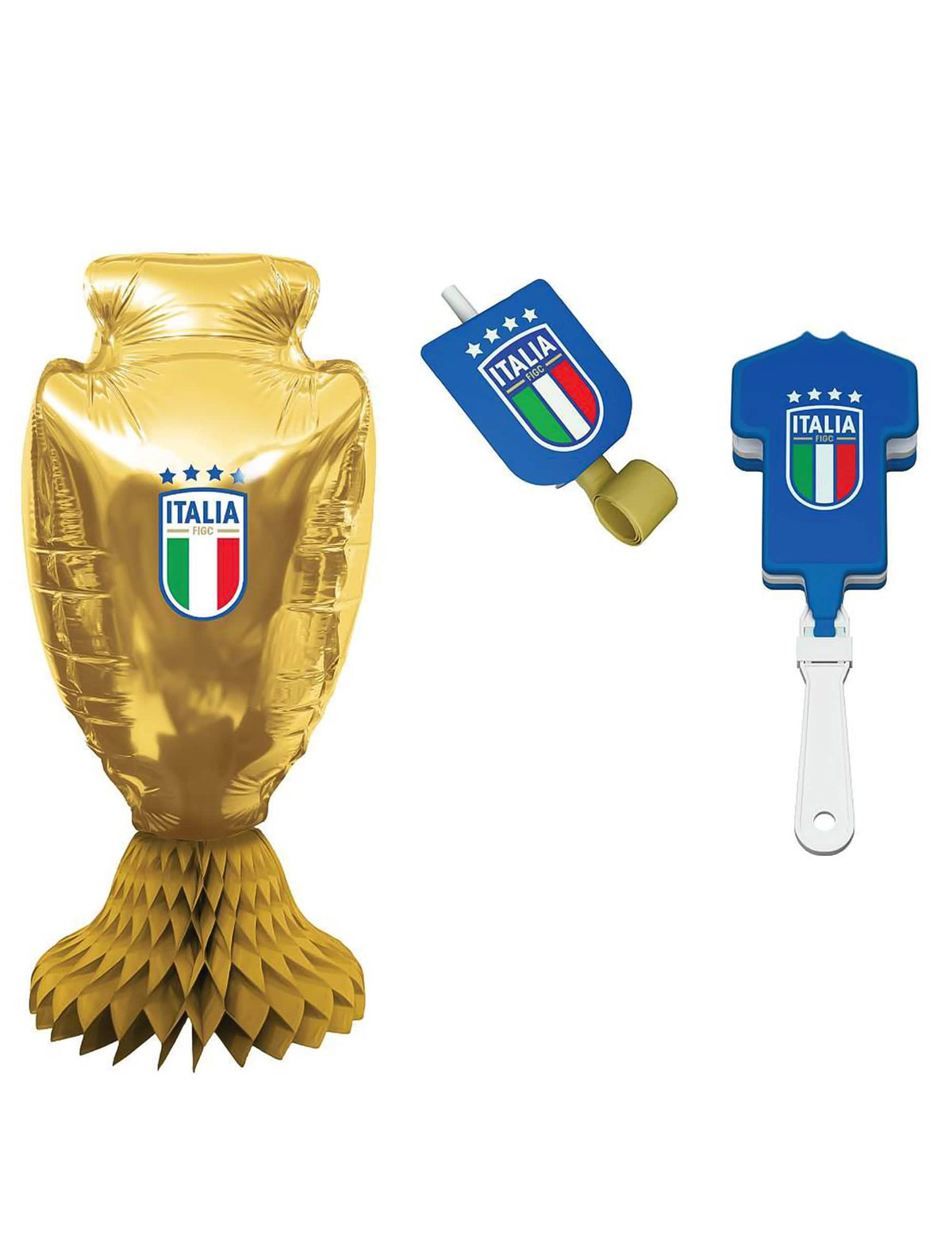 Komplettset Italien FuÃŸball Nationalmannschaft Geburtstag - 75 Teile