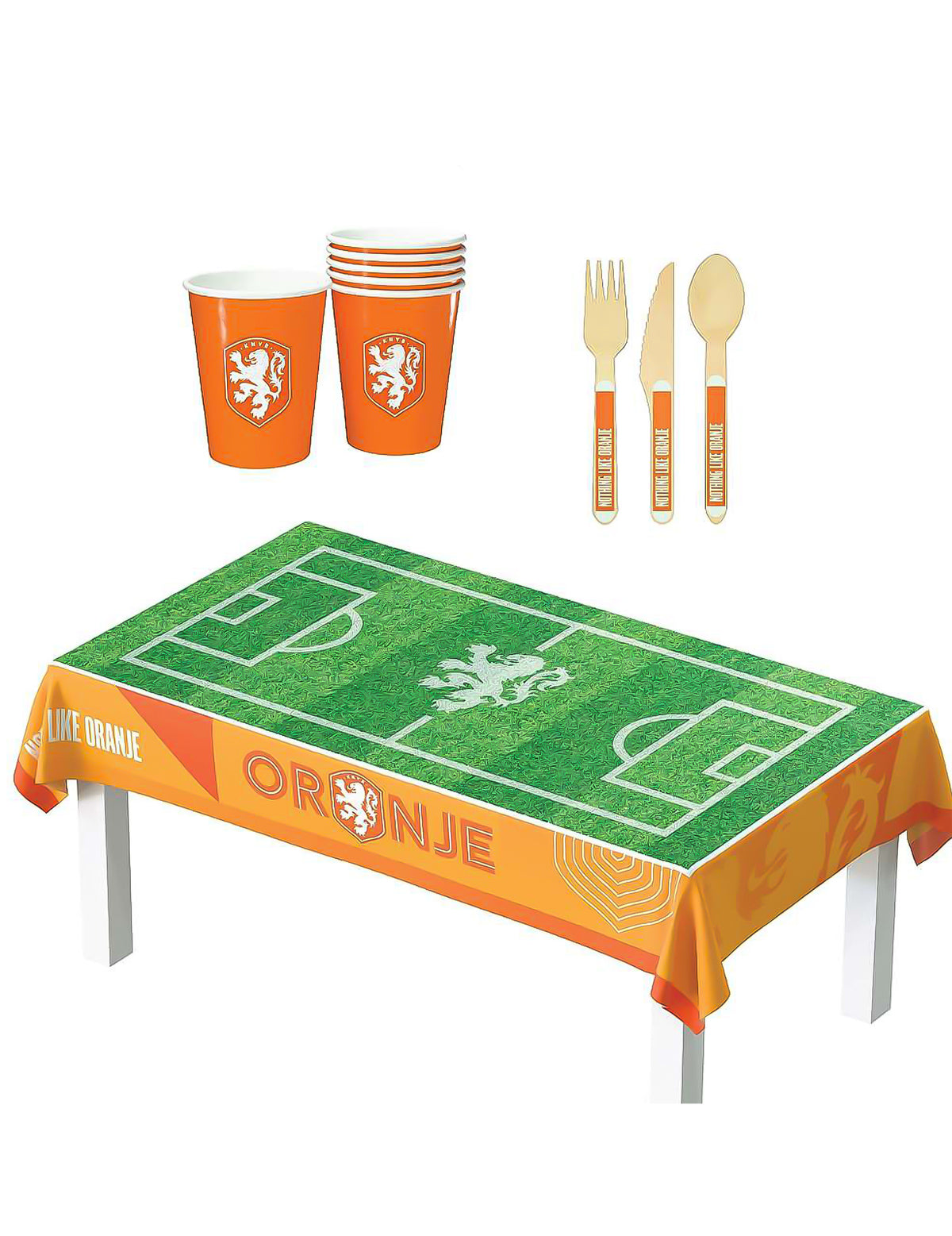 Party-Kit FuÃŸball Niederlande 75-teilig