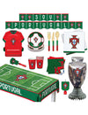 Portugal Fan-Paket zum Geburtstag - FuÃŸballverband 75-tlg.