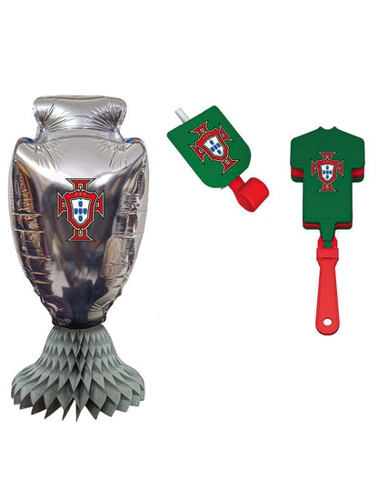 Portugal Fan-Paket zum Geburtstag - FuÃŸballverband 75-tlg.