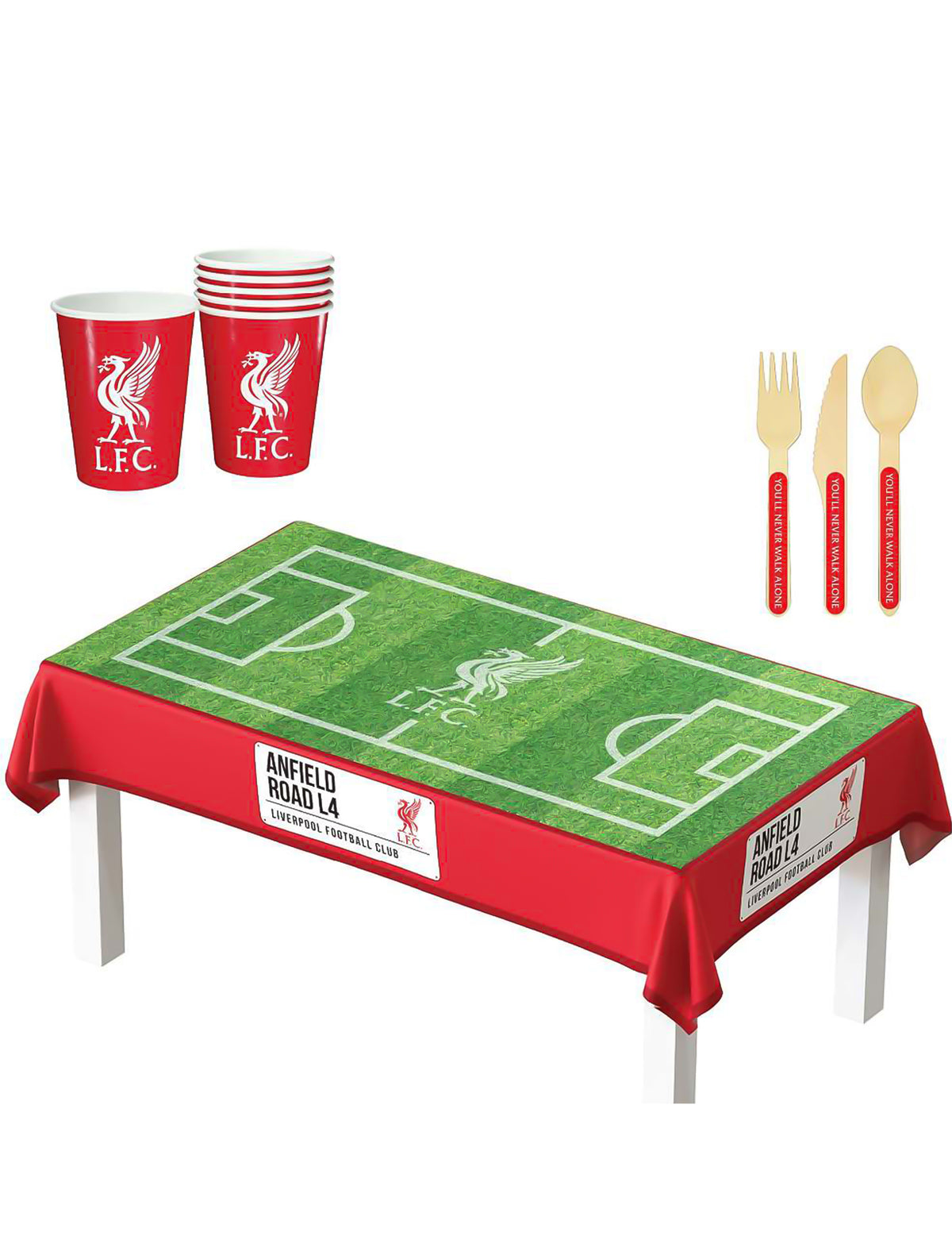 Komplett-Set Liverpool FC Geburtstag 75-teilig
