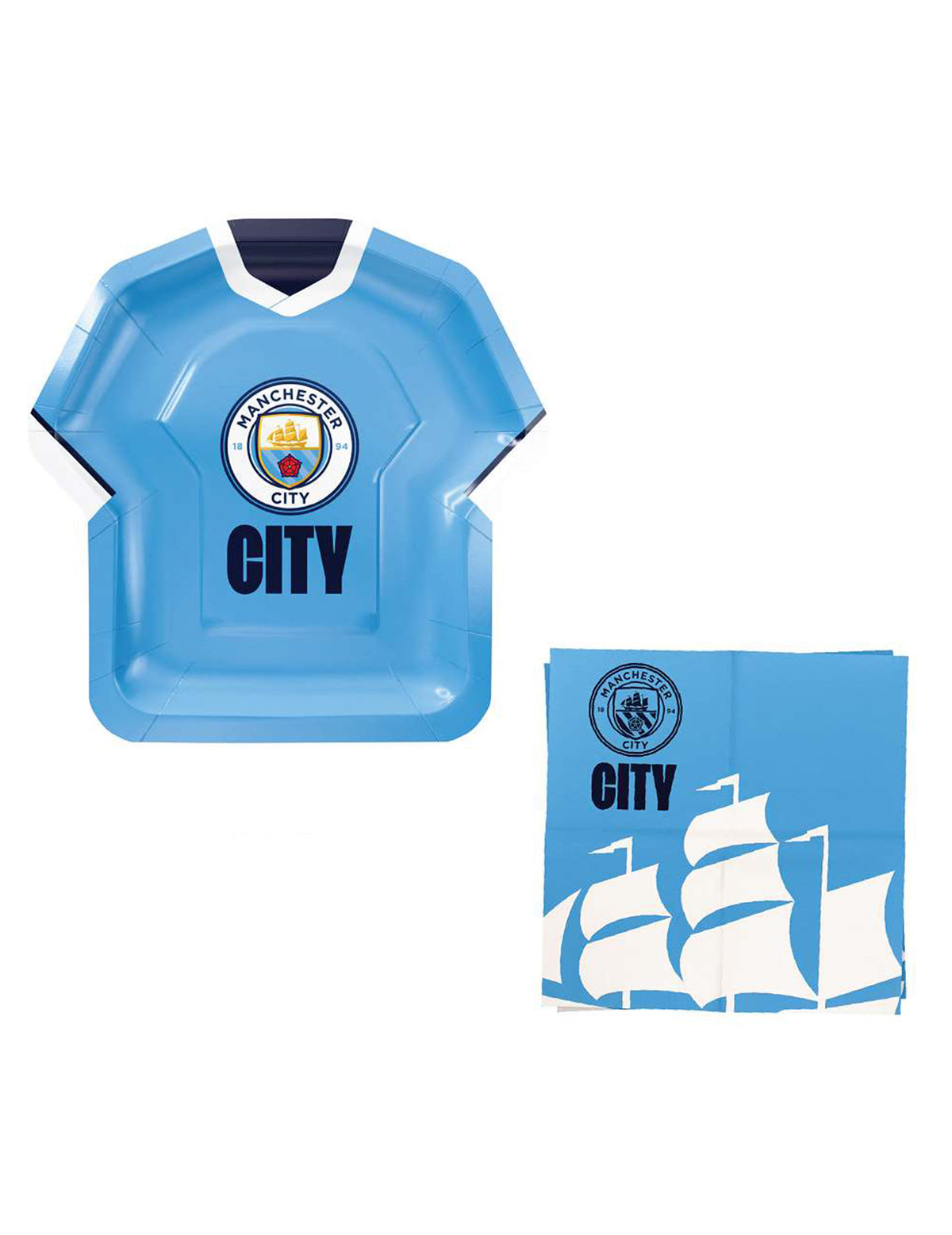 Manchester City Football Club Komplettset zum Geburtstag - 44-tlg.
