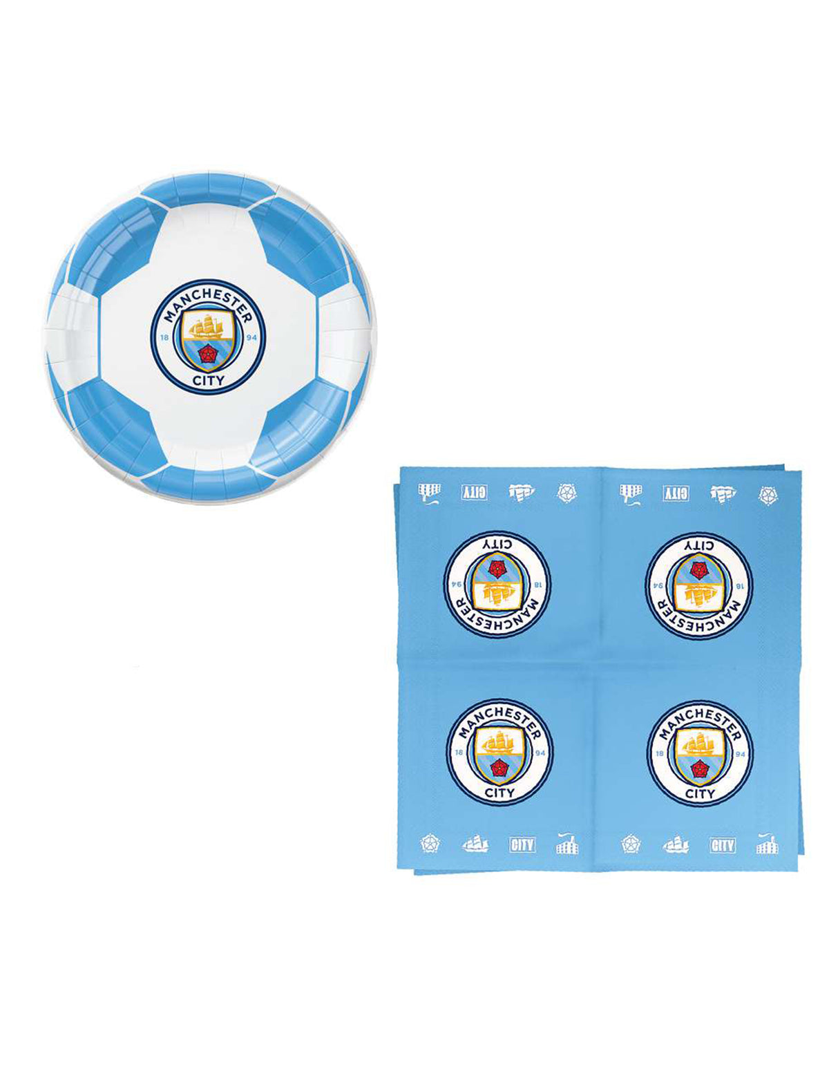 Manchester City Football Club Komplettset zum Geburtstag - 44-tlg.