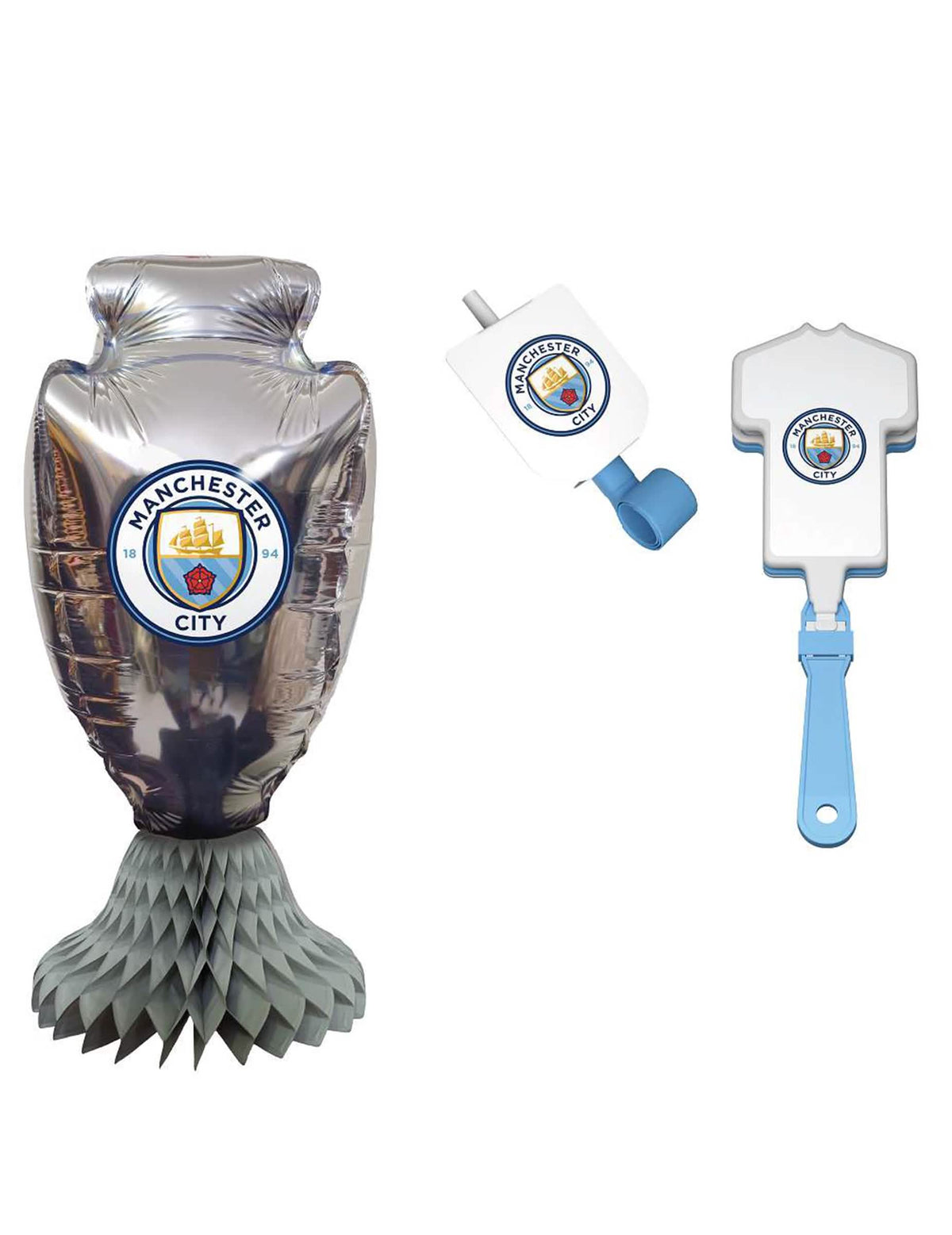 Manchester City FC Komplett-Set für Fußball-Geburtstage 75 Teile