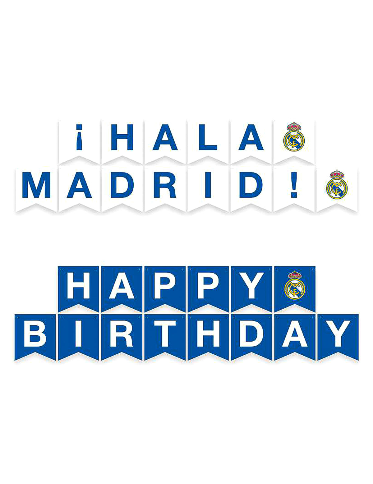 Offizielles Real Madrid CF Geburtstags-Set - 44 Teile