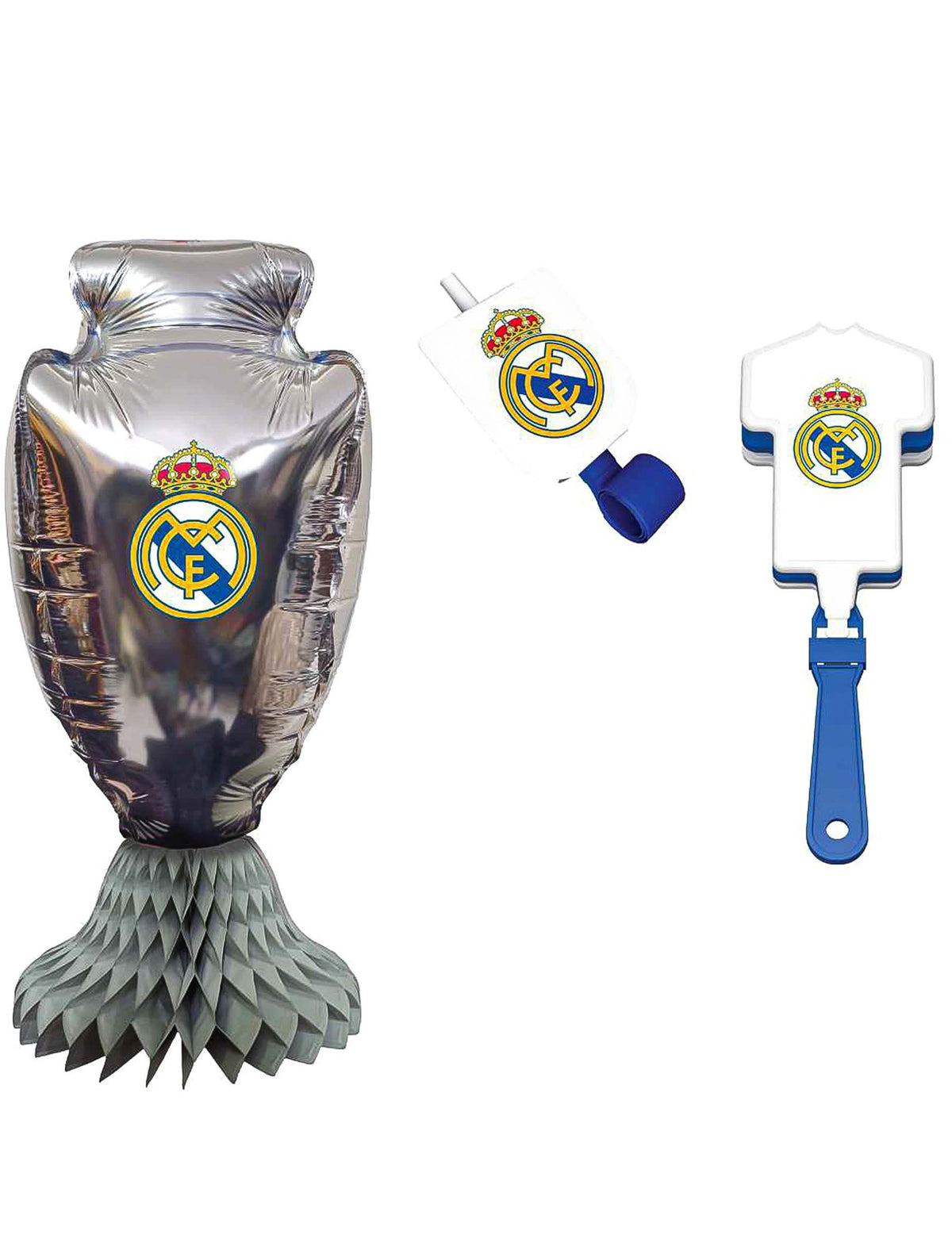 Real Madrid CF Komplettset fÃ¼r FuÃŸball-Geburtstag 75-tlg.