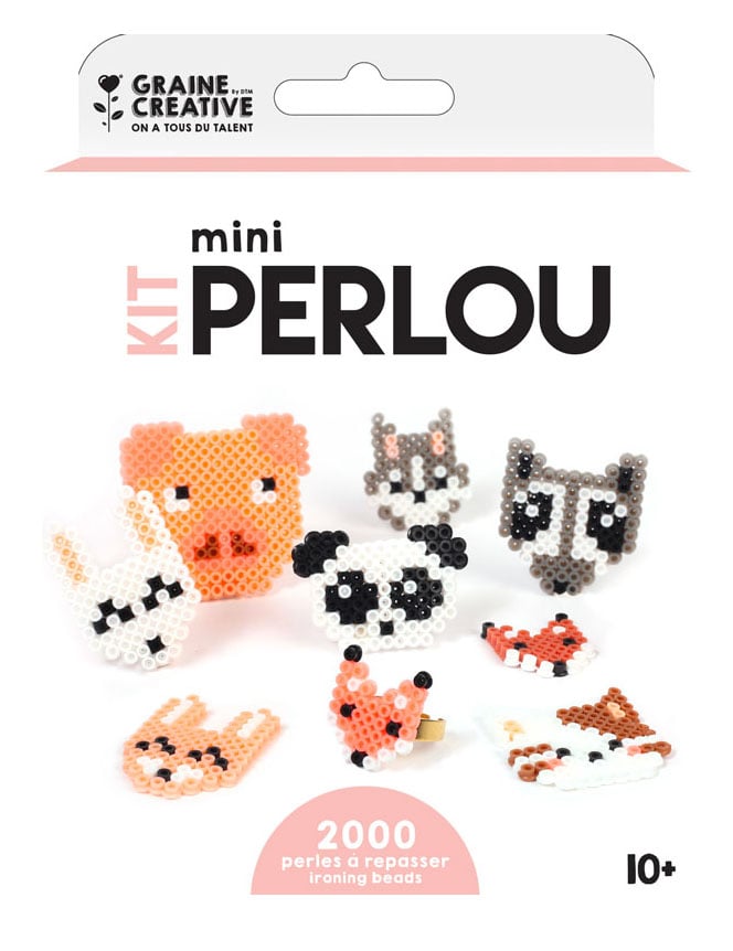 Kit perles à repasser animaux pour enfant multicolore 2000 perles