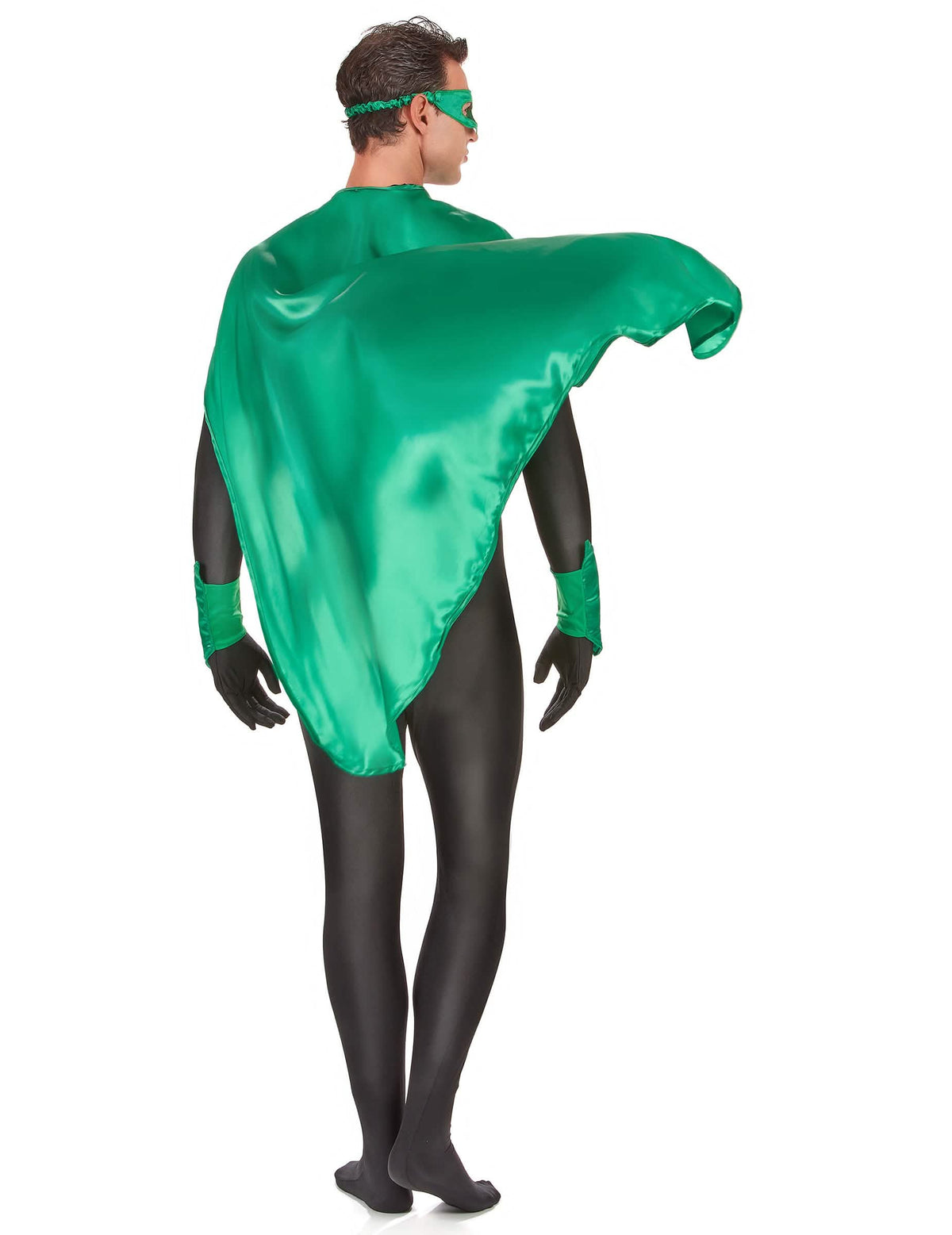 Rückenansicht des Superhelden-Kits für Erwachsene Grün