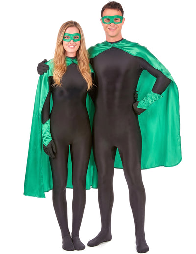 Superheldenkostüm für Frauen und Männer -grün