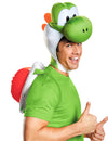 Kit Yoshi Nintendo® pour adulte vert avec coiffe et carapace rouge