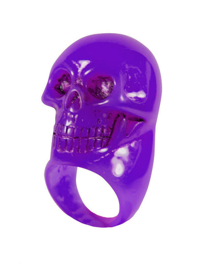 Violetter Totenkopfring für Erwachsene