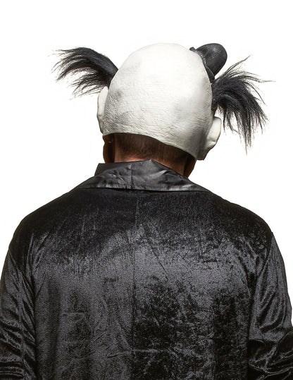 Vue de dos du masque latex clown sanglant Halloween