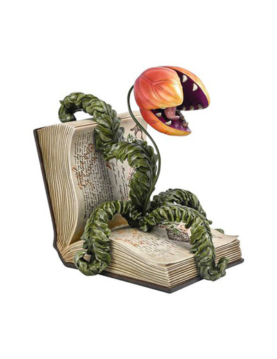 Halloween Deko-Buch mit fleischfressender Pflanze 29 x 25 x 29 cm