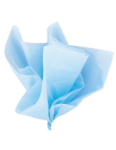10er Packung Seidenpapier Hellblau - 10 Bögen