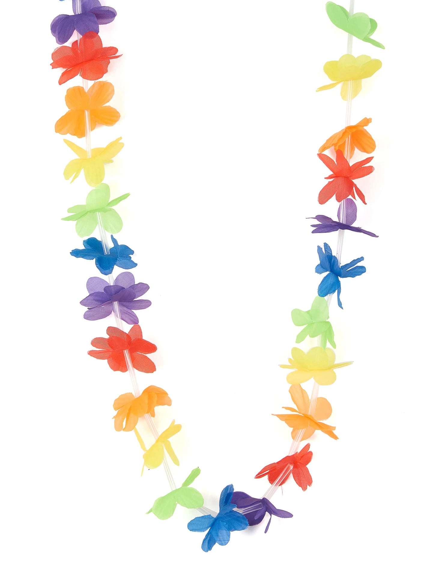 12er-Pack bunte Hawaii-Willkommensketten