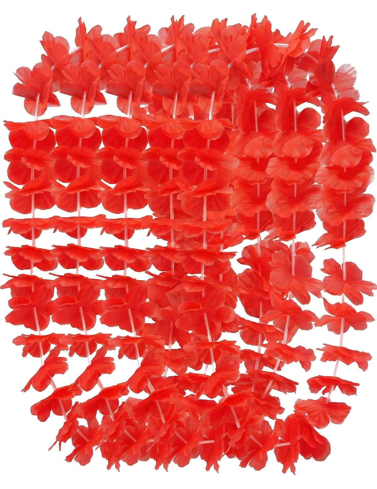 12er-Set Rote Hawaii-Ketten
