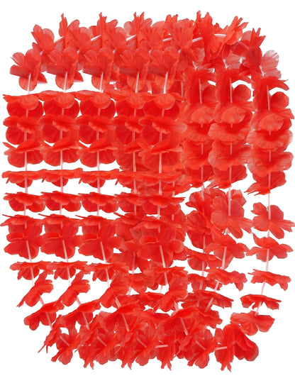 12er-Set Rote Hawaii-Ketten