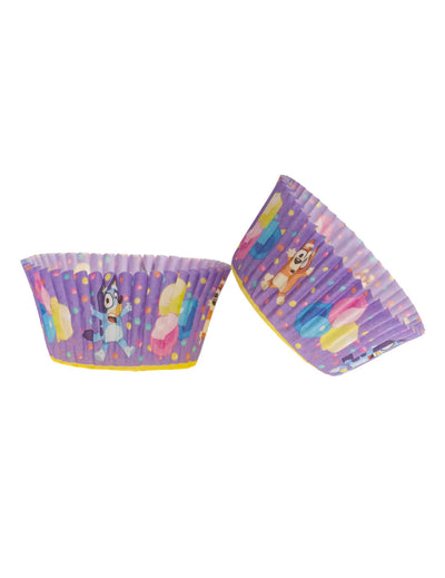 25er Set Bluey und Bingo™ Muffinf&ouml;rmchen 5 &times; 3 cm