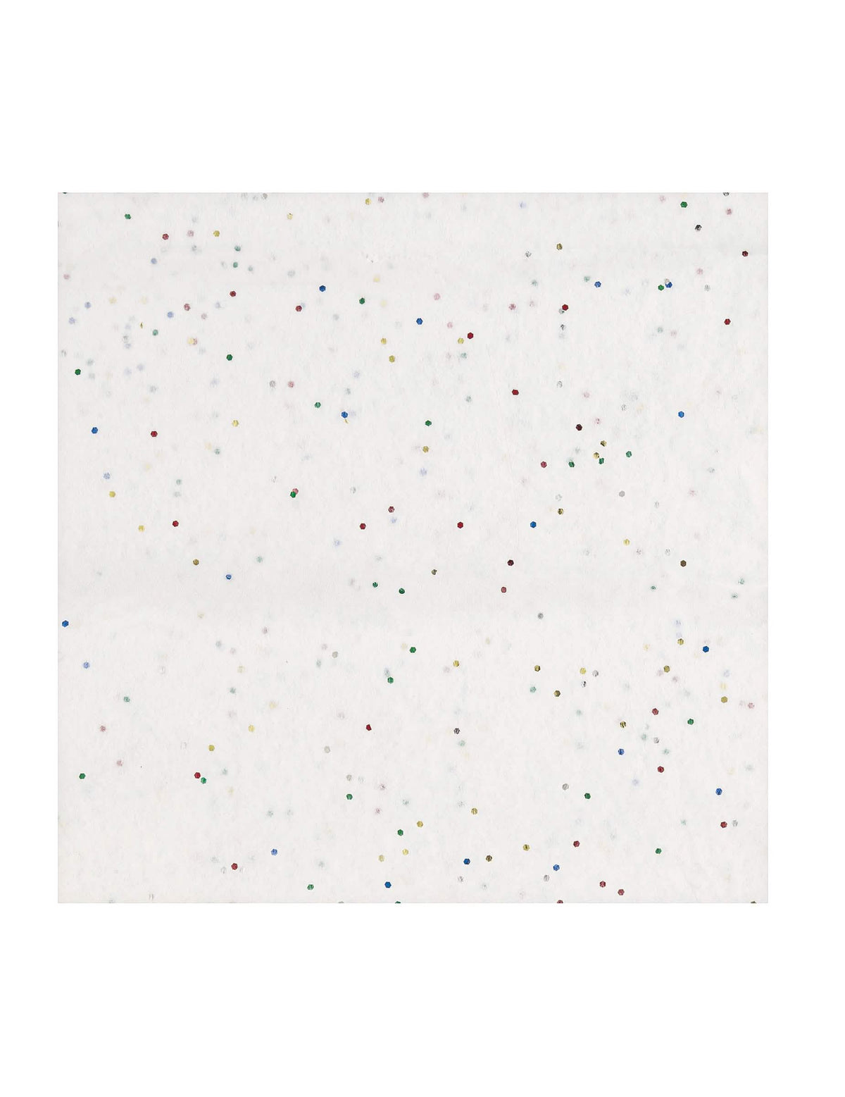 5er Pack Seidiges Glitzerpapier weiß