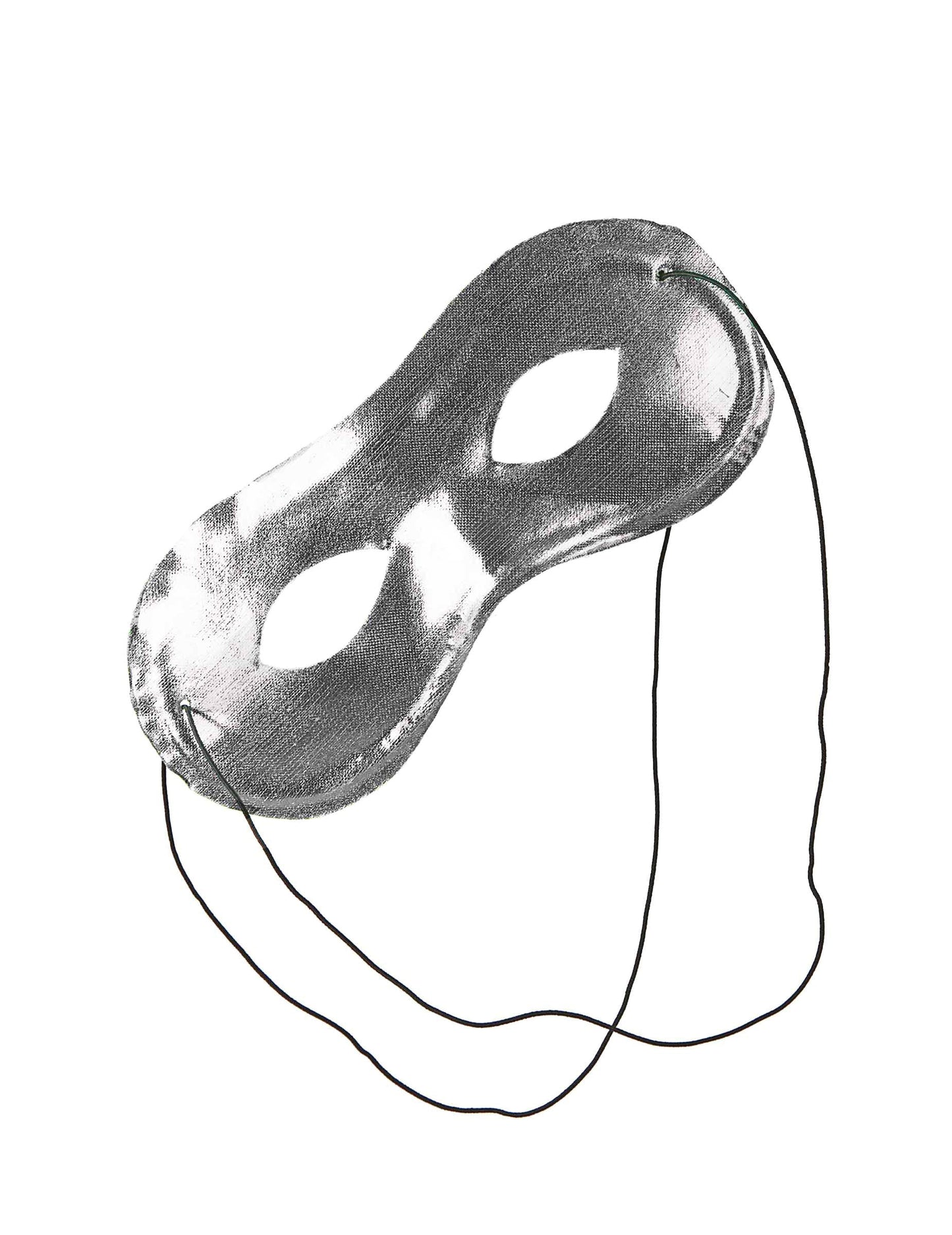 Halbmaske Metallik für Erwachsene