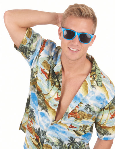 Blaue Blues-Brille für Erwachsene