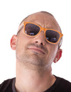 Lunettes blues pour adulte orange