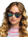 Herzbrille mit Spiegeleffekt für Erwachsene